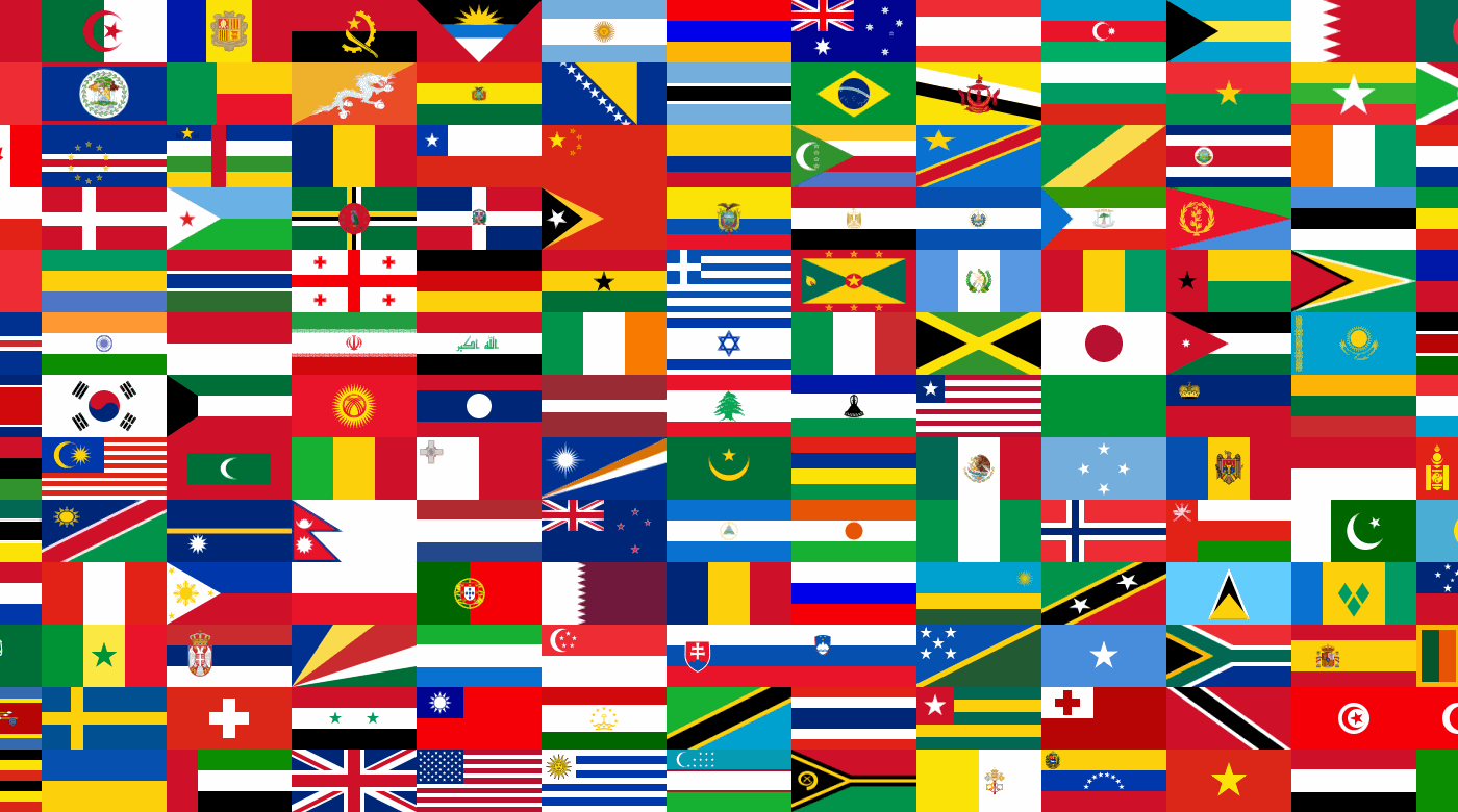 List Of Countries And Their Flags All Flags Of The World Country FAQ ...