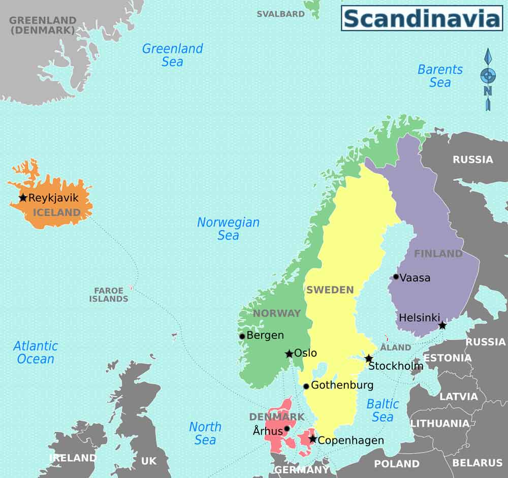 List Of Scandinavian Countries Capitals Facts Flags Nordic 